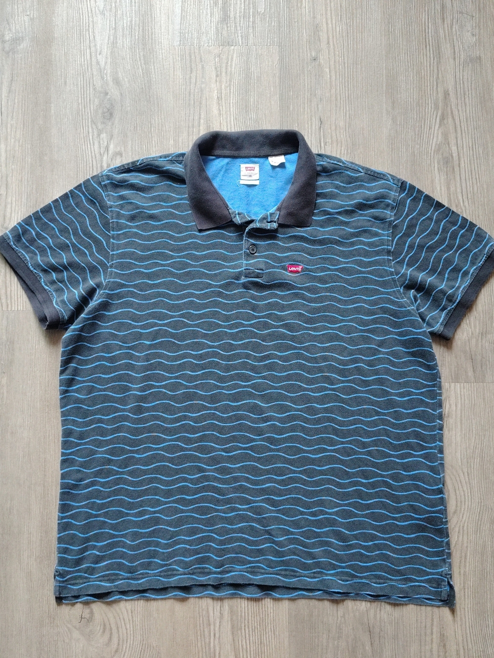 LEVIS Men's Standard Fit Cotton Waveform Pisque Polo Short Sleeve Shirt Size XL